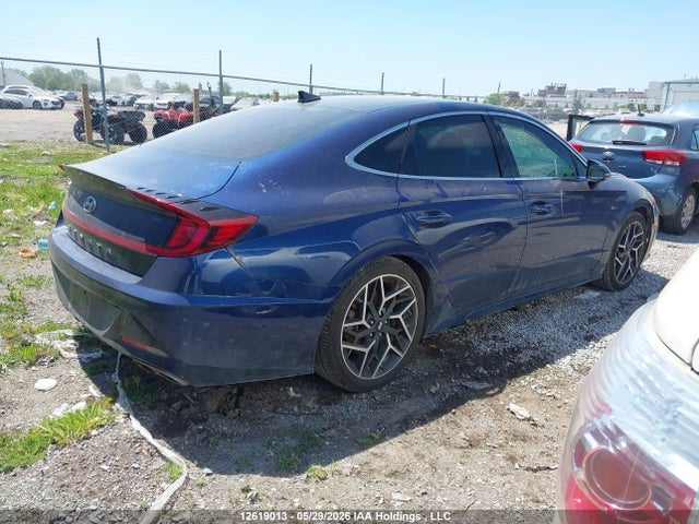 2021 Hyundai Sonata N Line მანქანა იყიდება აუქციონზე, vin: 5NPEK4JC6MH098945, აუქციონის ნომერი: 12619013