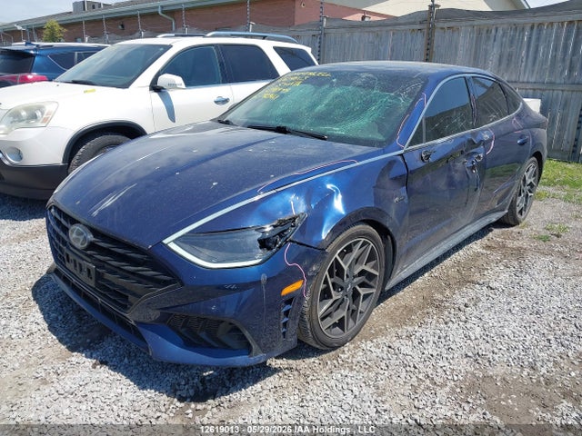 2021 Hyundai Sonata N Line მანქანა იყიდება აუქციონზე, vin: 5NPEK4JC6MH098945, აუქციონის ნომერი: 12619013