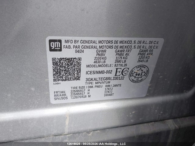 GMC Terrain Sle 2024 3GKALTEG8RL330122 Image 9