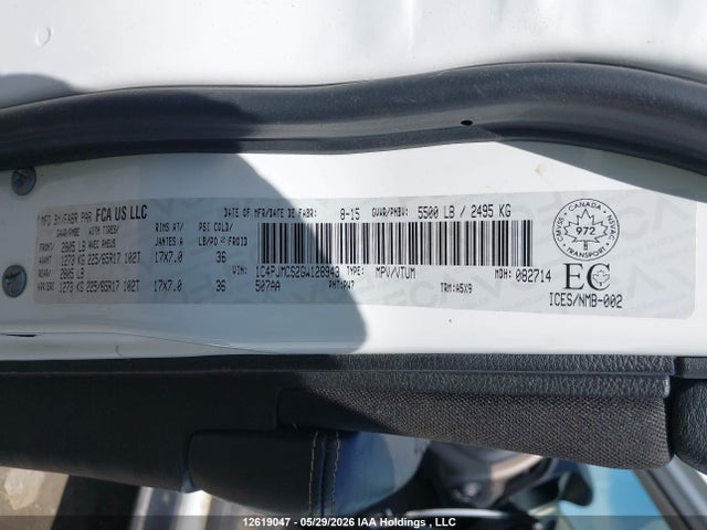 Продаж на аукціоні авто 2016 Jeep Cherokee North, vin: 1C4PJMCS2GW128943, номер лоту: 12619047