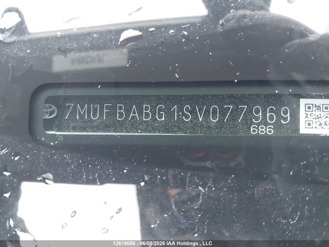 12619056 :رقم المزاد ، 7MUFBABG1SV077969 vin ، 2025 Toyota Corolla Cross Hybrid Xse مزاد بيع