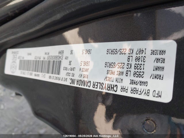 12619084 :رقم المزاد ، 2C4RDGBG9CR225297 vin ، 2012 Dodge Grand Caravan Se مزاد بيع