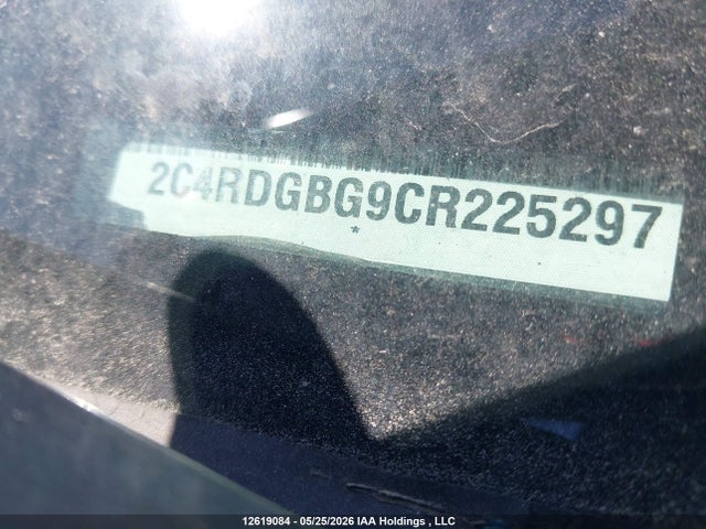 12619084 :رقم المزاد ، 2C4RDGBG9CR225297 vin ، 2012 Dodge Grand Caravan Se مزاد بيع