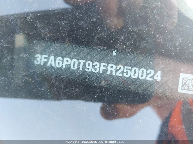 12613115 :رقم المزاد ، 3FA6P0T93FR250024 vin ، 2015 Ford Fusion Se مزاد بيع