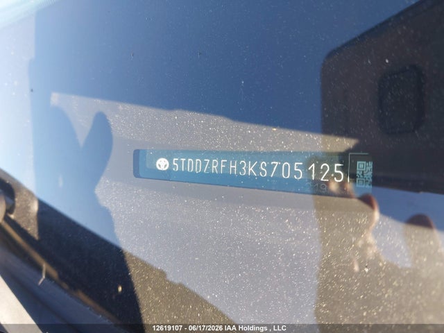 Toyota Highlander Limited 2019 5TDDZRFH3KS705125 Image 20