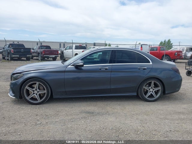 12619111 :رقم المزاد ، 55SWF4KB8FU007866 vin ، 2015 Mercedes-benz C 300 4matic مزاد بيع