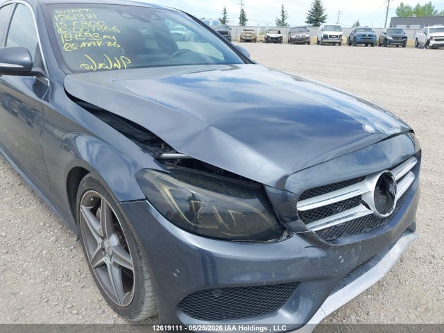 12619111 :رقم المزاد ، 55SWF4KB8FU007866 vin ، 2015 Mercedes-benz C 300 4matic مزاد بيع