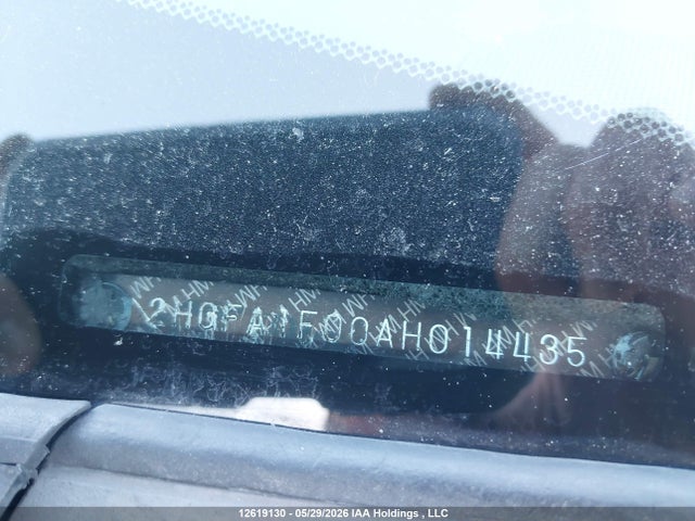 Aukcja sprzedaży 2010 Honda Civic Ex-l, vin: 2HGFA1F00AH014435, numer aukcji: 12619130