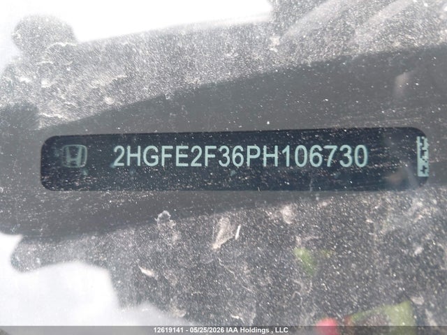 Aukcja sprzedaży 2023 Honda Civic Ex 4dr, vin: 2HGFE2F36PH106730, numer aukcji: 12619141