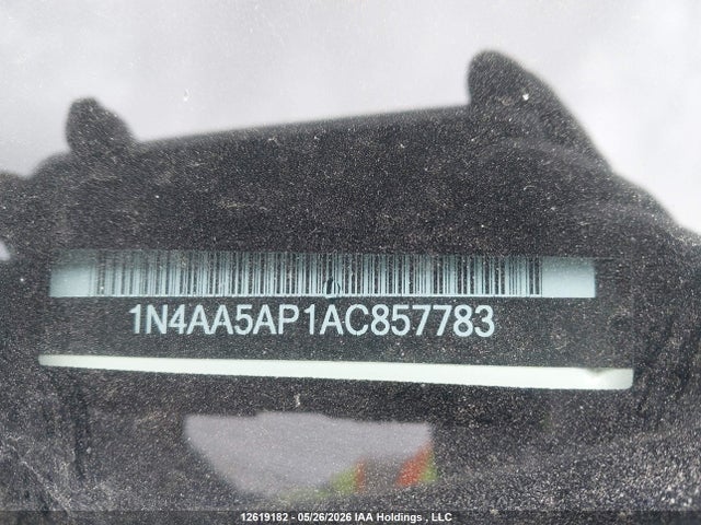 Продаж на аукціоні авто 2010 Nissan Maxima S/sv, vin: 1N4AA5AP1AC857783, номер лоту: 12619182