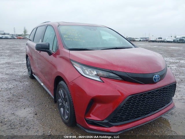 2025 Toyota Sienna Le/xse/limited/platinum მანქანა იყიდება აუქციონზე, vin: 5TDGSKFC9SS158827, აუქციონის ნომერი: 12619185