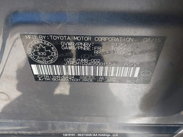 JTHCM1D24G5001554 Lexus Is 300 300