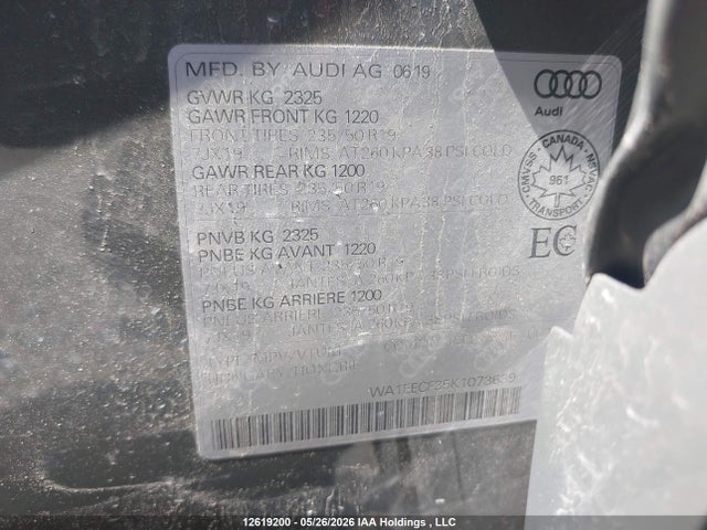 Audi Q3 Premium Plus S-line 2019 WA1EECF35K1073639 Image 9
