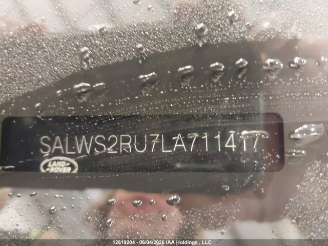 SALWS2RU7LA711417 Land Rover Range Rover Sport Hst