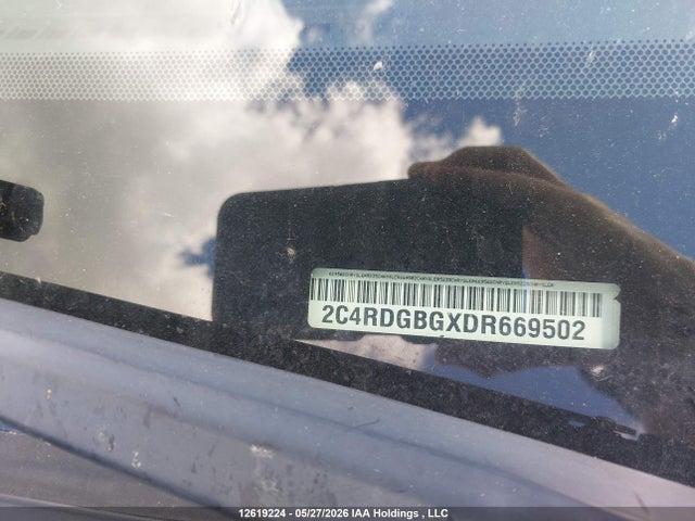 12619224 :رقم المزاد ، 2C4RDGBGXDR669502 vin ، 2013 Dodge Grand Caravan Se مزاد بيع
