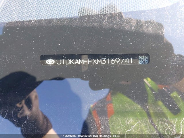 Aukcja sprzedaży 2021 Toyota Prius Prime Le/xle/limited, vin: JTDKAMFPXM3169741, numer aukcji: 12619286