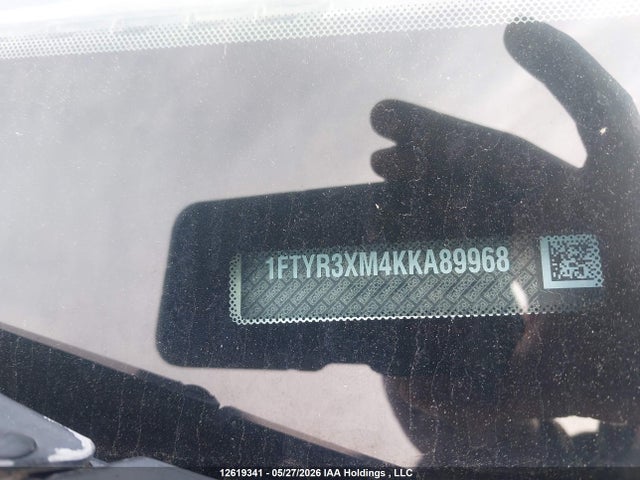 12619341 :رقم المزاد ، 1FTYR3XM4KKA89968 vin ، 2019 Ford Transit-250 مزاد بيع