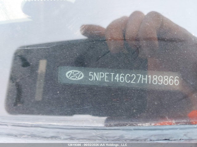 Продаж на аукціоні авто 2007 Hyundai Sonata Gls, vin: 5NPET46C27H189866, номер лоту: 12619386