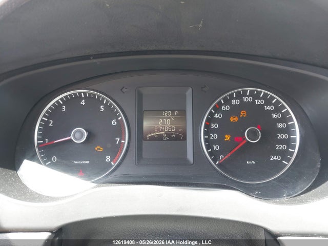 12619408 :رقم المزاد ، 3VWDX7AJ5CM338957 vin ، 2012 Volkswagen Jetta 2.5l Comfortline/2.5l Sportline مزاد بيع