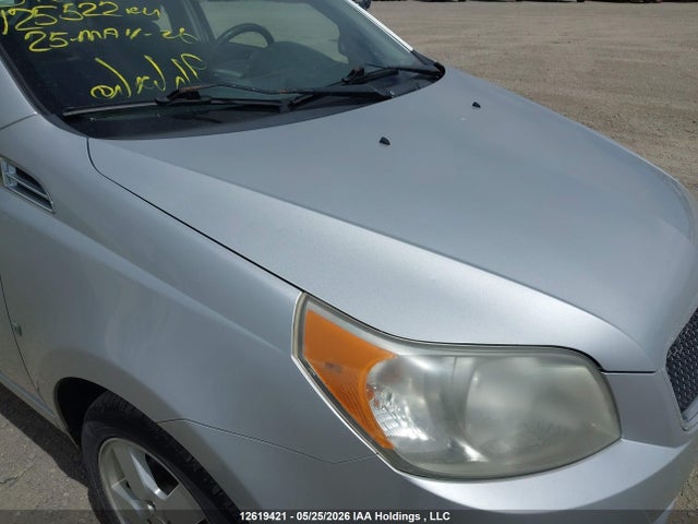 12619421 :رقم المزاد ، 3G2TB6DE7AL109225 vin ، 2010 Pontiac G3 Wave مزاد بيع