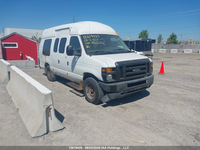 12619429 :رقم المزاد ، 1FTNS2EL7CDA46162 vin ، 2012 Ford E-250 Commercial مزاد بيع