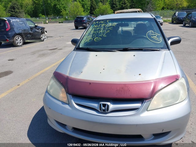 Продаж на аукціоні авто 2004 Honda Civic Dx-g, vin: 2HGES16474H910487, номер лоту: 12619432