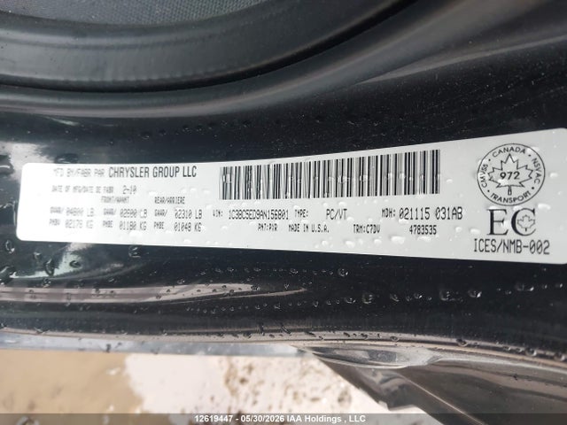 2010 Chrysler Sebring Touring მანქანა იყიდება აუქციონზე, vin: 1C3BC5ED9AN156801, აუქციონის ნომერი: 12619447