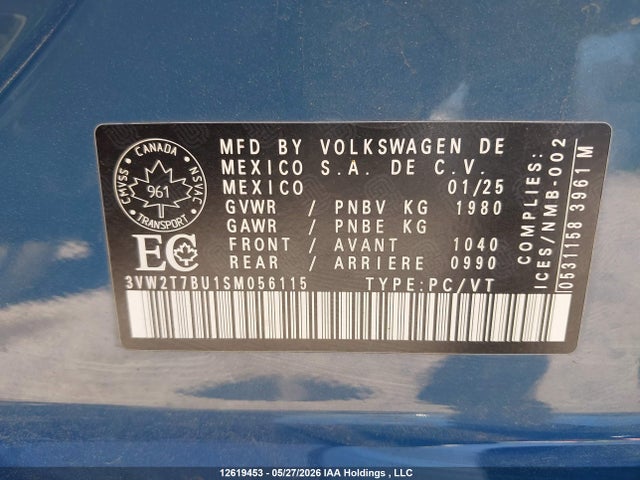 3VW2T7BU1SM056115 Volkswagen JETTA GLI