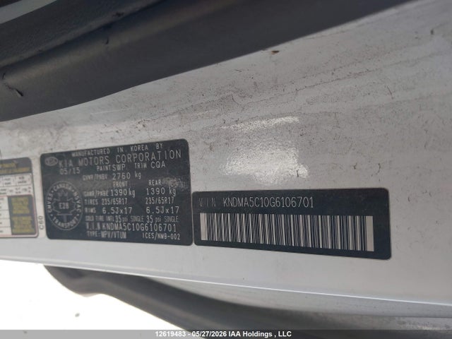 KNDMA5C10G6106701 KIA Sedona L