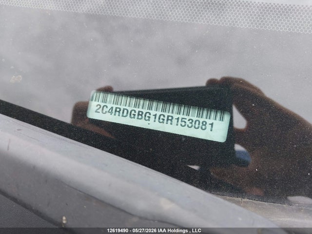 Продаж на аукціоні авто 2016 Dodge Grand Caravan Se/sxt, vin: 2C4RDGBG1GR153081, номер лоту: 12619490