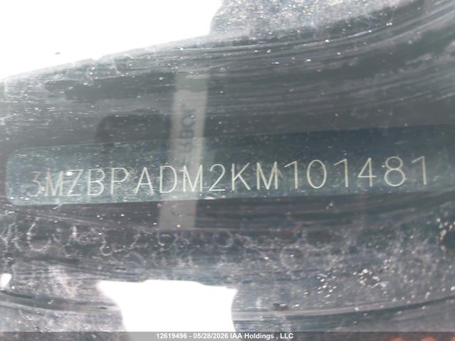 Продажа на аукционе авто 2019 Mazda Mazda3, vin: 3MZBPADM2KM101481, номер лота: 12619496
