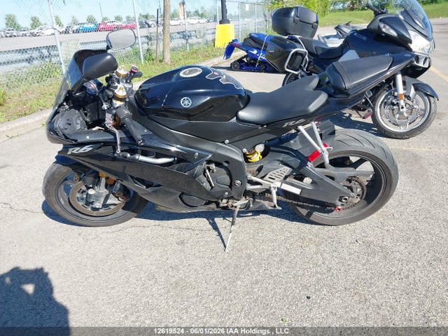 12619524 :رقم المزاد ، JYARJ16N48A000775 vin ، 2008 Yamaha Yzfr6 مزاد بيع
