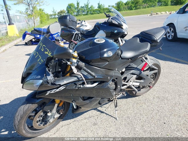 12619524 :رقم المزاد ، JYARJ16N48A000775 vin ، 2008 Yamaha Yzfr6 مزاد بيع