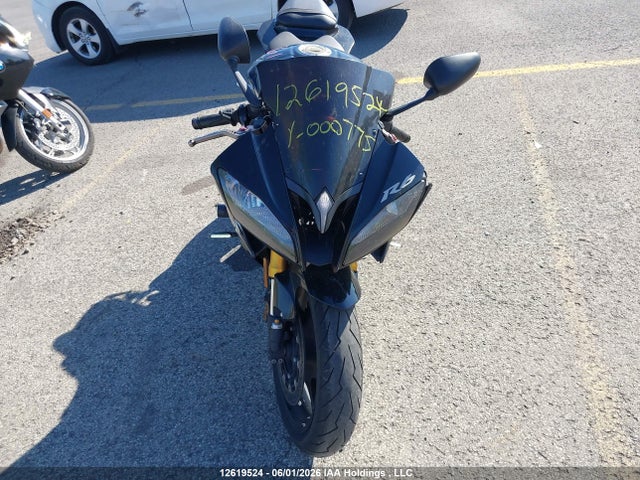 12619524 :رقم المزاد ، JYARJ16N48A000775 vin ، 2008 Yamaha Yzfr6 مزاد بيع