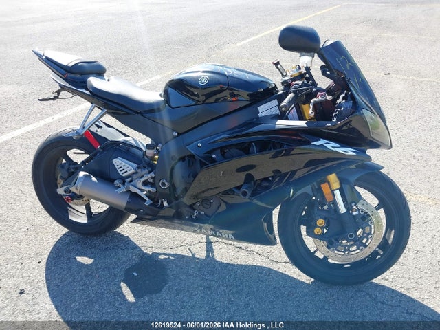 12619524 :رقم المزاد ، JYARJ16N48A000775 vin ، 2008 Yamaha Yzfr6 مزاد بيع