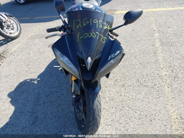 12619524 :رقم المزاد ، JYARJ16N48A000775 vin ، 2008 Yamaha Yzfr6 مزاد بيع