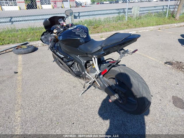 12619524 :رقم المزاد ، JYARJ16N48A000775 vin ، 2008 Yamaha Yzfr6 مزاد بيع