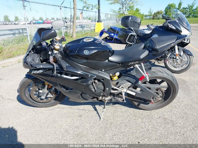 12619524 :رقم المزاد ، JYARJ16N48A000775 vin ، 2008 Yamaha Yzfr6 مزاد بيع
