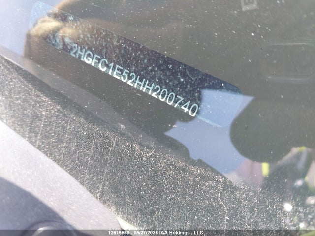 12619560 :رقم المزاد ، 2HGFC1E52HH200740 vin ، 2017 Honda Civic Sedan مزاد بيع