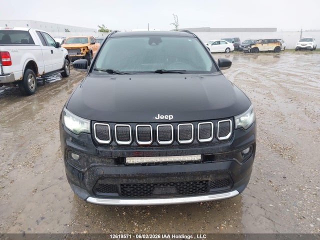 12619571 :رقم المزاد ، 3C4NJDCB7NT114434 vin ، 2022 Jeep Compass Limited مزاد بيع