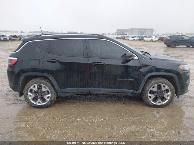 12619571 :رقم المزاد ، 3C4NJDCB7NT114434 vin ، 2022 Jeep Compass Limited مزاد بيع