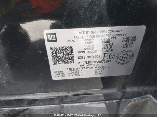 KL47LBE20SB076203 Buick Envista