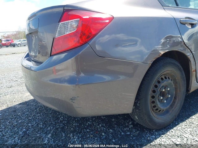 12619595 :رقم المزاد ، 2HGFB2F47CH061423 vin ، 2012 Honda Civic Lx مزاد بيع