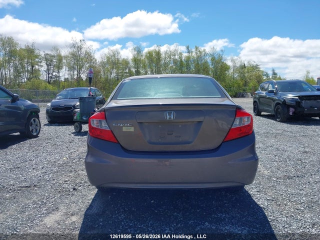 12619595 :رقم المزاد ، 2HGFB2F47CH061423 vin ، 2012 Honda Civic Lx مزاد بيع