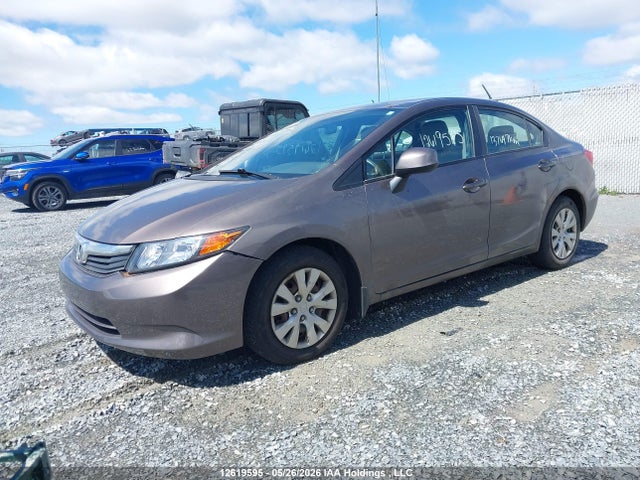 12619595 :رقم المزاد ، 2HGFB2F47CH061423 vin ، 2012 Honda Civic Lx مزاد بيع