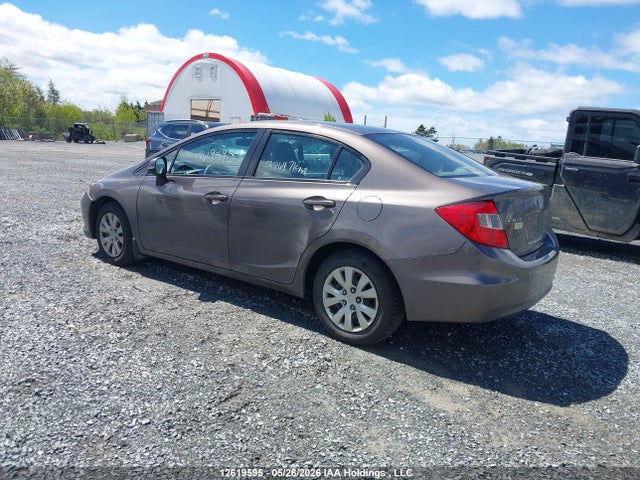 12619595 :رقم المزاد ، 2HGFB2F47CH061423 vin ، 2012 Honda Civic Lx مزاد بيع