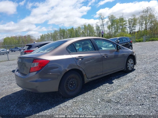 12619595 :رقم المزاد ، 2HGFB2F47CH061423 vin ، 2012 Honda Civic Lx مزاد بيع