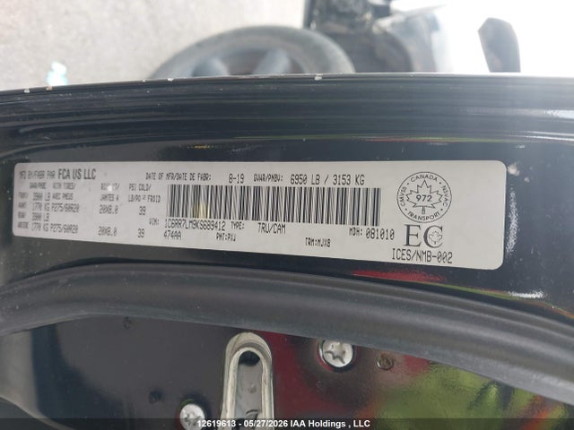 RAM 1500 Classic Slt 2019 1C6RR7LM9KS689412 Image 9