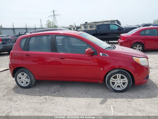 Продажа на аукционе авто 2009 Chevrolet Aveo Lt, vin: KL1TD66E29B372469, номер лота: 12618040