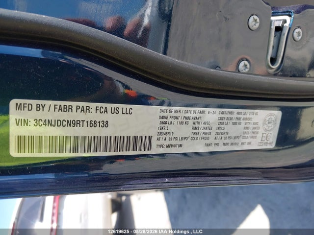 Jeep Compass Limited 2024 3C4NJDCN9RT168138 Image 9